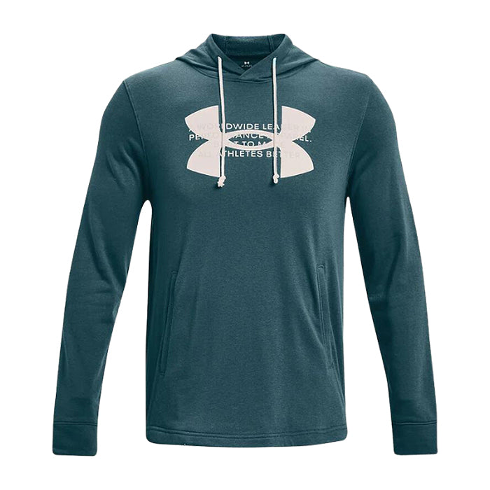 【全3色】メンズ アンダーアーマー UNDER ARMOUR UA ロゴフーディー 1373382 柄 トレーニングウエア スウェットパーカー 裏毛 フレンチテリー メランジ