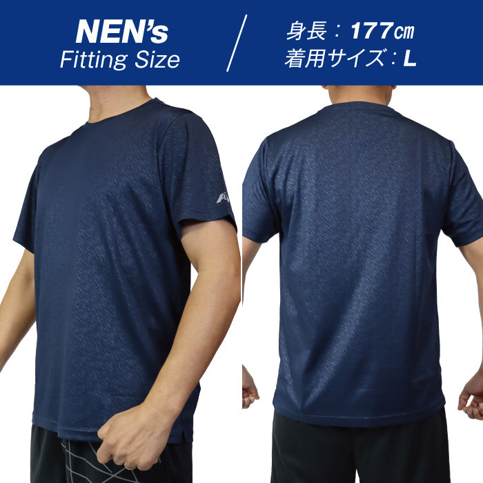 クイックドライ Tシャツ 半袖 メンズ A.D.ONE 機能 吸汗 速乾 アスリート設計 スポーツ ゴルフ トレーニング ランニング ウォーキング シンプル 仕事着 ホワイト ブラック ネイビー ライム アウトドア 男性 紳士 men AD-7941