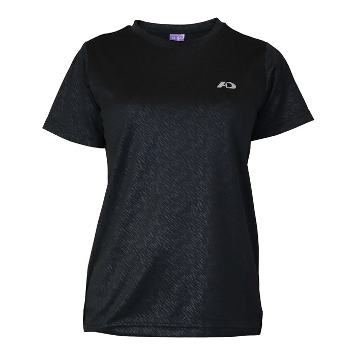 クイックドライ Tシャツ 半袖 レディース A.D.ONE 機能 吸汗 速乾 アスリート設計 スポーツ ゴルフ トレーニング ランニング ウォーキング シンプル 仕事着 ブラック ネイビー ラベンダー アウトドア 女性 婦人 women ADL-7946