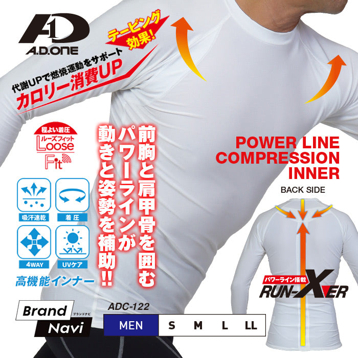 パワーライン コンプレッションインナー メンズ