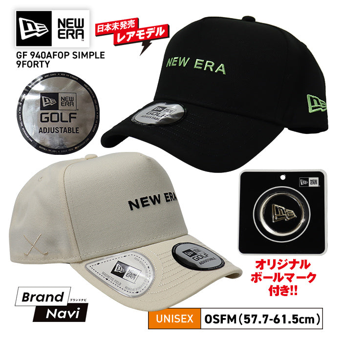 海外モデル】 ニューエラ 9TWENTY A-Frame アジャスター調節 NE-GF940 NEW ERA GOLF ベースボール キャ –  Brand Navi ブランド ナビ