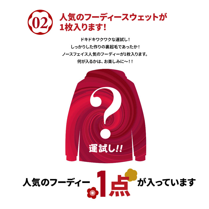 【福袋】ノースフェイス メンズ ウインドブレーカー入り 3点セット
