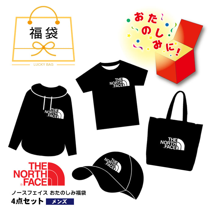 【福袋】ノースフェイス メンズ 4点セット