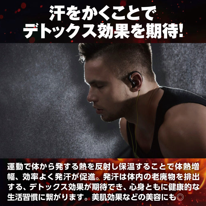 ジームード 強力発汗 ジム&トレーニング ウェア 長袖 クルーネックタイプ ロングスリーブシャツ インナー メンズ レディース 男女兼用 ユニセックス 着るだけ ながら 仕事 スポーツ セルフケア 代謝 体温 シンプル アウトドア 普段使い GMOOD