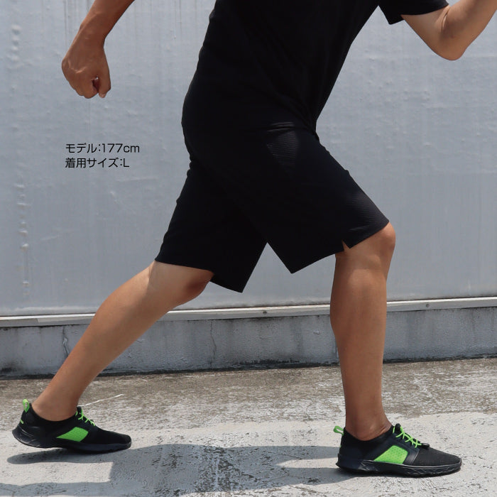 GMOOD メンズ レディース 男女兼用 ジームード 強力発汗 ジム&トレーニング ウェア ハーフパンツ 半ズボン 短パン インナー 普段使い 着るだけ ながら 仕事 スポーツ セルフケア 代謝 体温