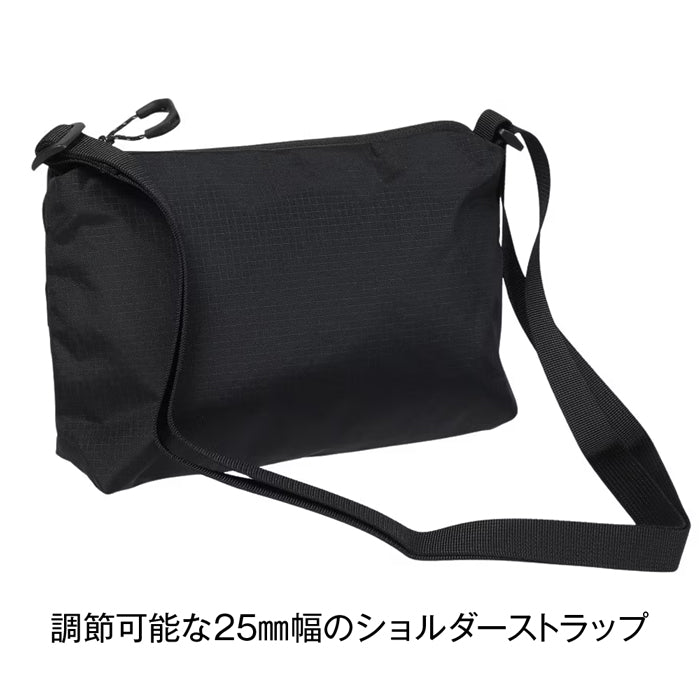 GREGORY CROSSBODY BAG AL メンズ レディース グレゴリー クロスボディバッグ ショルダーバッグ 肩掛け サコッシュ サブバッグ アウトドア フェス 旅行 通勤 お出かけ 買い物 レジャー ドライブ 小型 2.5リットル リフレクター ユニセックス お揃い 黒 ズーム ブラック