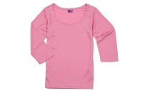 Uネックシャツ(7分袖) レディース