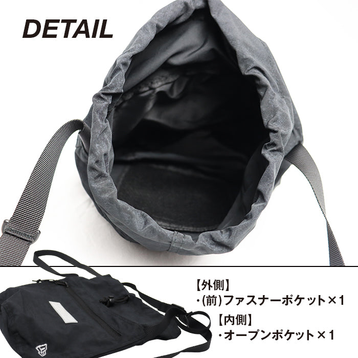 新生活応援SALE 【海外モデル】 ニューエラ ドローストリング ショルダーバッグ メンズ レディース ユニセックス ストラップ調節可能 NE-14363344 NEW ERA DRAWSTRING SHOULDER BAG 容量5リットル ストリートファッション アウトドア スポーツ 男女兼用