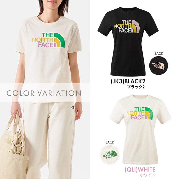 【全2色】レディース THE NORTH FACE ノースフェイス 半袖Tシャツ W LOGO TEE NF0A88G8 コットン 綿 アウトドア ロゴ ティーシャツ