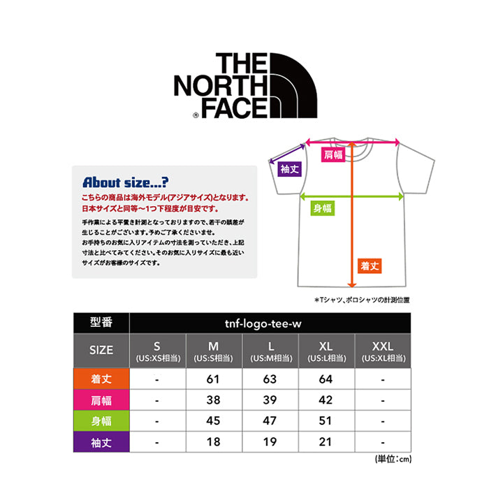 【全2色】レディース THE NORTH FACE ノースフェイス 半袖Tシャツ W LOGO TEE NF0A88G8 コットン 綿 アウトドア ロゴ ティーシャツ
