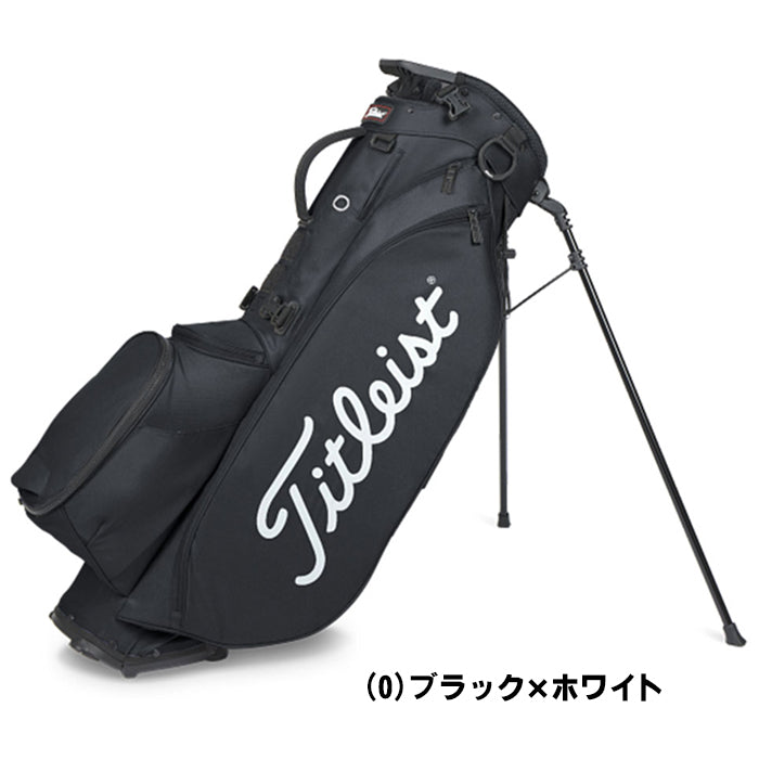 タイトリスト Titleist ゴルフバッグ キャディバッグ 5分割 ブラック スタンド付き スポーツ 男女兼用 9型 47インチ対応 2.5kg プレイヤーズ5 TB23SX8A