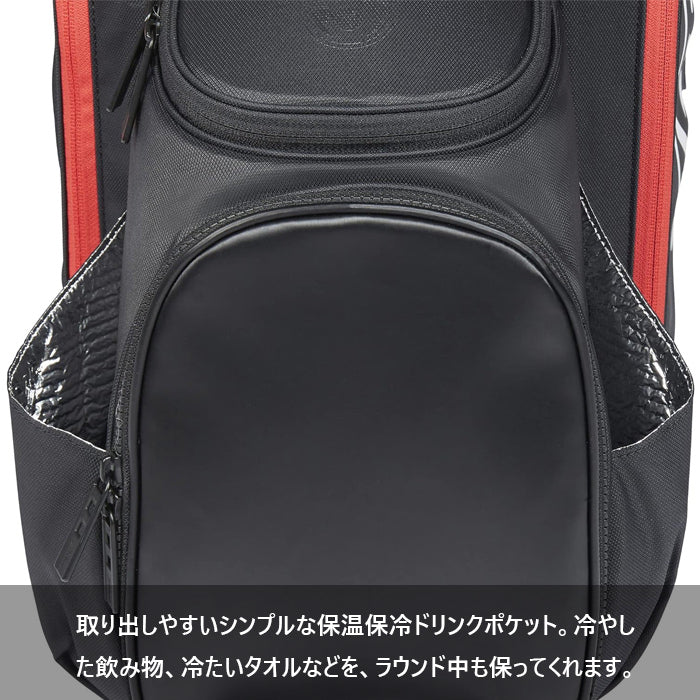 タイトリスト Titleist ゴルフバッグ キャディバッグ 5分割 ブラック スタンド付き スポーツ 男女兼用 9型 47インチ対応 2.5kg プレイヤーズ5 TB23SX8A