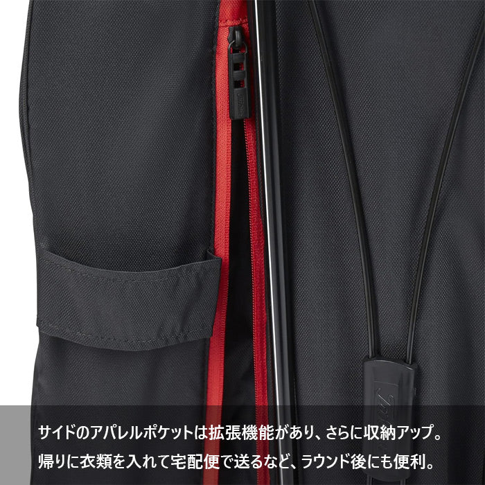 タイトリスト Titleist ゴルフバッグ キャディバッグ 5分割 ブラック スタンド付き スポーツ 男女兼用 9型 47インチ対応 2.5kg プレイヤーズ5 TB23SX8A