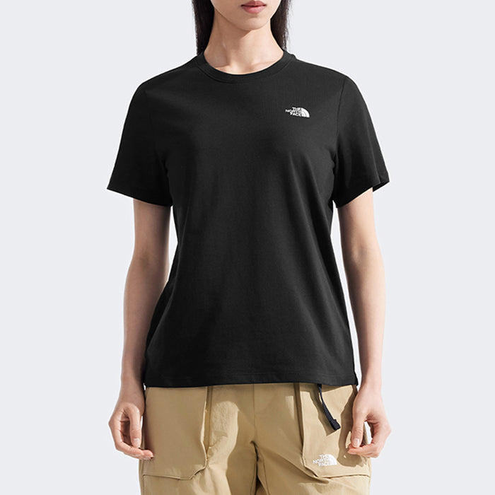 【全2色】レディース ノースフェイス Tシャツ ティーシャツ 半袖 スポーツ アウトドア ドライ ブラック ホワイト 黒 白 FOUNDATION NF0A8CK8 吸水 速乾