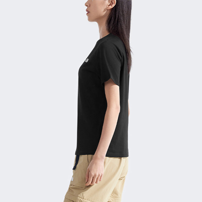 【全2色】レディース ノースフェイス Tシャツ ティーシャツ 半袖 スポーツ アウトドア ドライ ブラック ホワイト 黒 白 FOUNDATION NF0A8CK8 吸水 速乾
