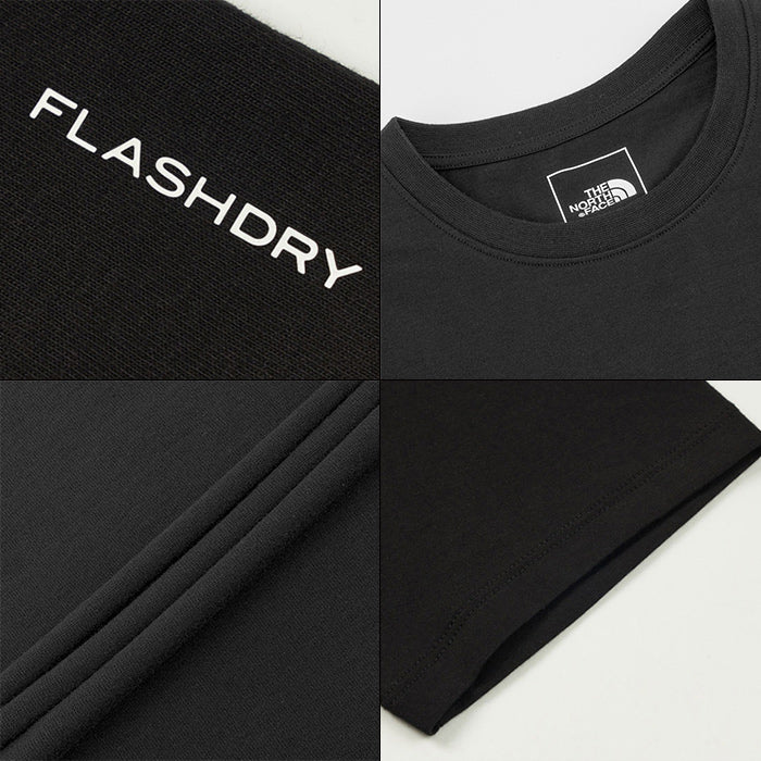 【全2色】レディース ノースフェイス Tシャツ ティーシャツ 半袖 スポーツ アウトドア ドライ ブラック ホワイト 黒 白 FOUNDATION NF0A8CK8 吸水 速乾