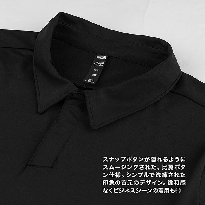 【 父の日ギフトに! 】 ノースフェイス ポロシャツ メンズ シンプル 高機能 半袖 THE NORTH FACE M DUNE SKY POLO NF0A8DFT 吸汗速乾 ストレッチ 防臭 抗菌 upf40+ トップス ゴルフ ロゴ スポーツ アウトドア おしゃれ カジュアル