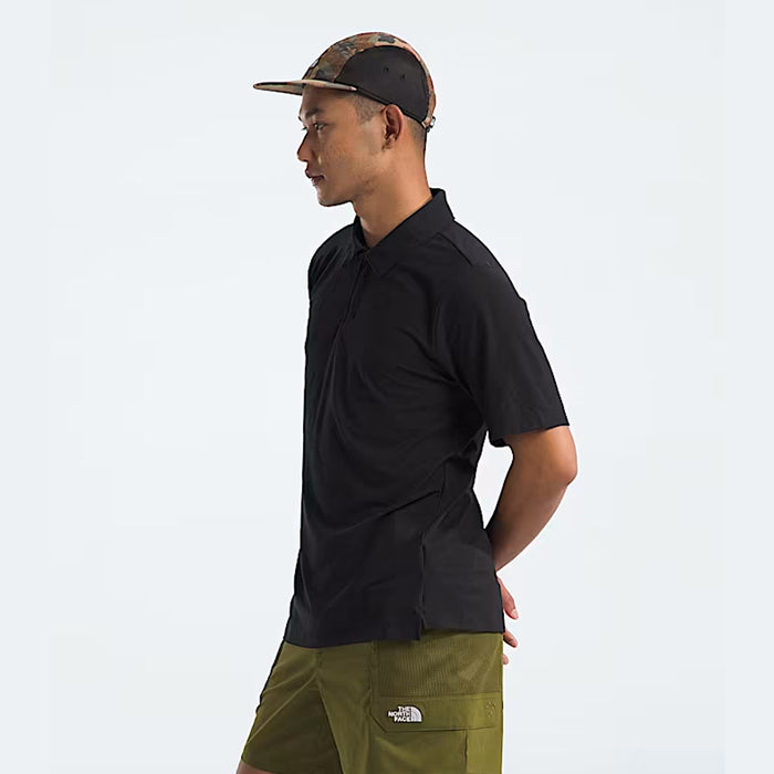 【 父の日ギフトに! 】 ノースフェイス ポロシャツ メンズ シンプル 高機能 半袖 THE NORTH FACE M DUNE SKY POLO NF0A8DFT 吸汗速乾 ストレッチ 防臭 抗菌 upf40+ トップス ゴルフ ロゴ スポーツ アウトドア おしゃれ カジュアル
