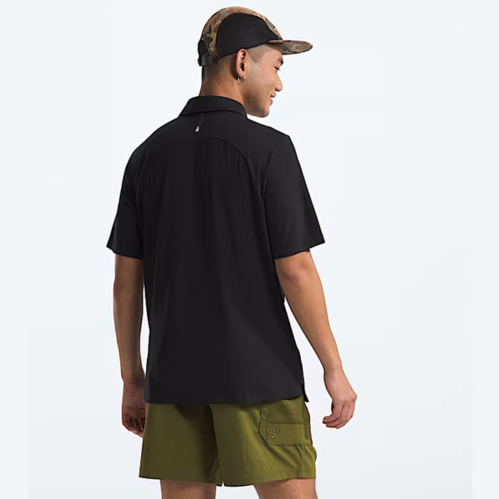 【 父の日ギフトに! 】 ノースフェイス ポロシャツ メンズ シンプル 高機能 半袖 THE NORTH FACE M DUNE SKY POLO NF0A8DFT 吸汗速乾 ストレッチ 防臭 抗菌 upf40+ トップス ゴルフ ロゴ スポーツ アウトドア おしゃれ カジュアル