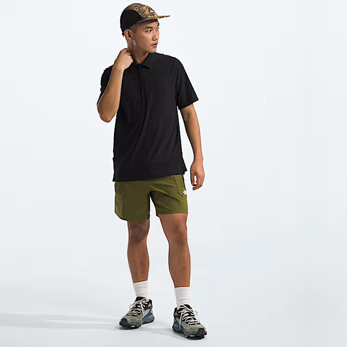 【 父の日ギフトに! 】 ノースフェイス ポロシャツ メンズ シンプル 高機能 半袖 THE NORTH FACE M DUNE SKY POLO NF0A8DFT 吸汗速乾 ストレッチ 防臭 抗菌 upf40+ トップス ゴルフ ロゴ スポーツ アウトドア おしゃれ カジュアル