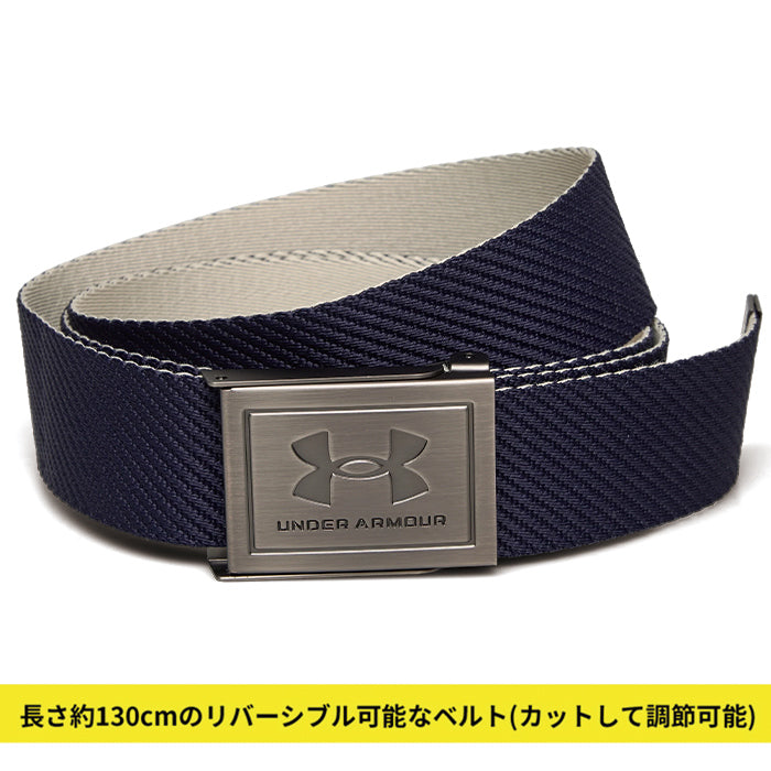 【全4色】アンダーアーマー ウェビングリバーシブルベルト UNDER ARMOUR 1369819