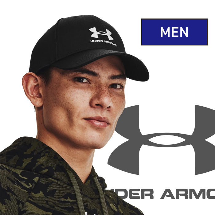 UNDER ARMOUR メンズ アンダーアーマー 男性 帽子 キャップ スポーツ ストリート カジュアル 調整可能 かっこいい シルエットきれい 誕生日 プレゼント ブラック ブルー 黒 青