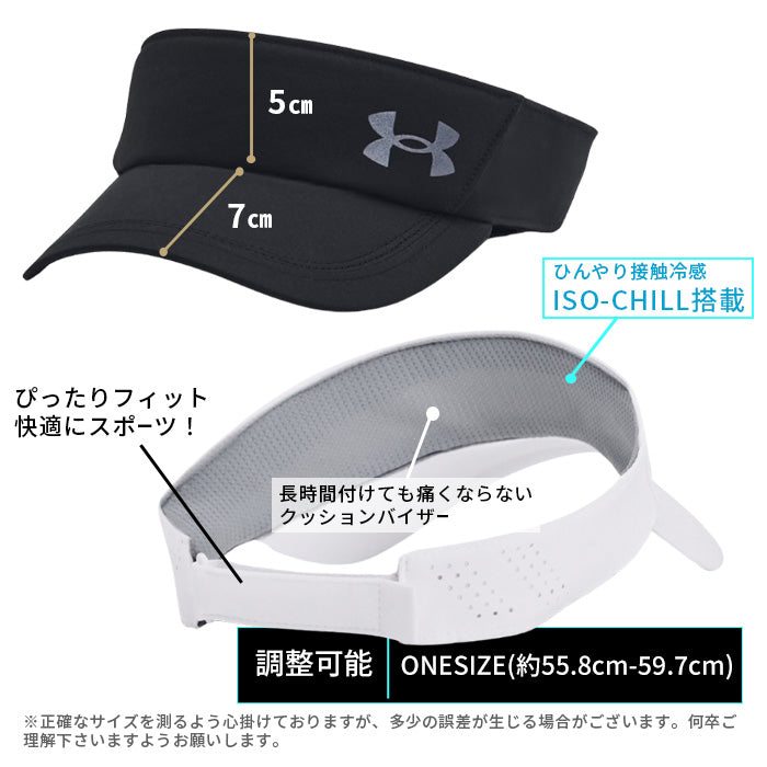 アイソチル ローンチ バイザー レディース | アンダーアーマー |