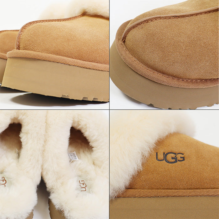 UGG アグ|レディース ボア スリッポン