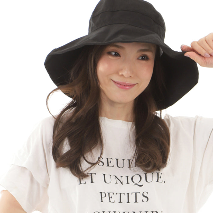 GIANA BOW つば広帽子 リボン付き LC399R | スカラ |