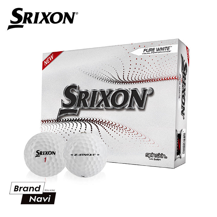 スリクソン SRIXON ゴルフボール Z-STAR XV 1ダース 12球入り 白 ホワイト 飛距離アップ よく飛ぶ ディンプル系 – Brand  Navi ブランド ナビ
