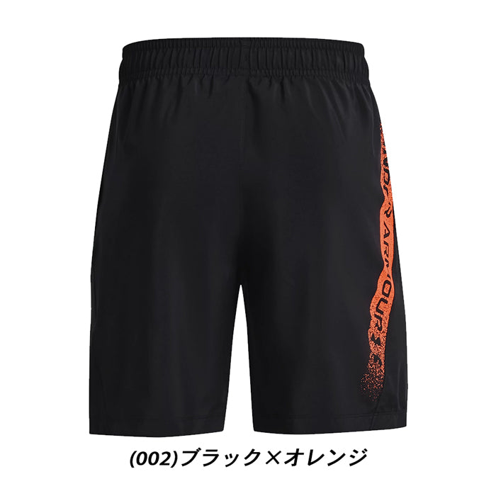 【全3色】アンダーアーマー ハーフパンツ メンズ 1370388 ネイビー ボトムス 半ズボン スポーツ ランニング ジム ウーブン 大きいサイズ