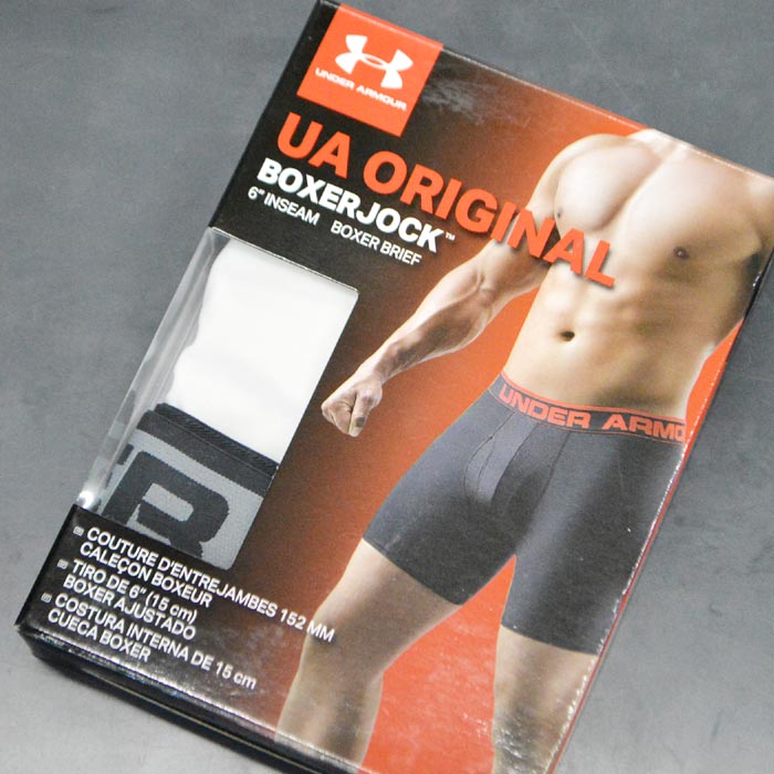 アンダーアーマー メンズボクサーパンツ グレーヘザー UNDER ARMOUR THE ORIGINAL 6 BOXERJOCK GRAY HEATHER