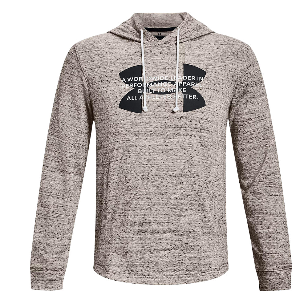 【全2色】メンズ アンダーアーマー UNDER ARMOUR UA ロゴフーディー 1373382 柄 トレーニングウエア スウェットパーカー 裏毛 フレンチテリー メランジ