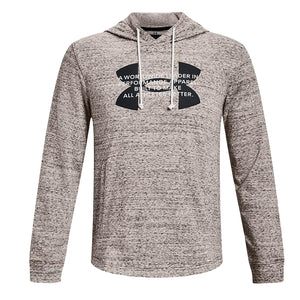 【全2色】メンズ アンダーアーマー UNDER ARMOUR UA ロゴフーディー 1373382 柄 トレーニングウエア スウェットパーカー 裏毛 フレンチテリー メランジ