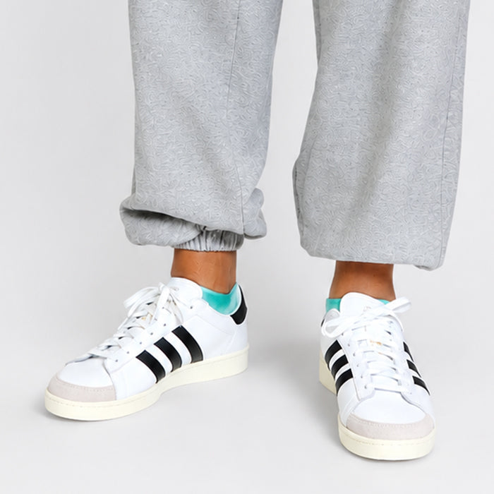 アディダス スニーカー メンズ レディース JABBAR LO ジャバー ロー adidas 白 黒 ホワイト ブラック ローカット レザー クラシック ストリート カジュアル 通勤 通学