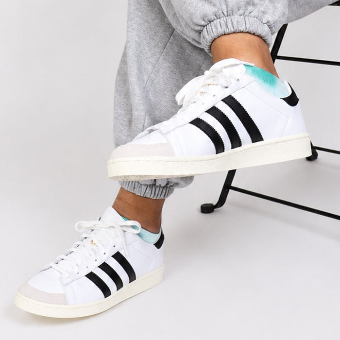 アディダス スニーカー メンズ レディース JABBAR LO ジャバー ロー adidas 白 黒 ホワイト ブラック ローカット レザー クラシック ストリート カジュアル 通勤 通学