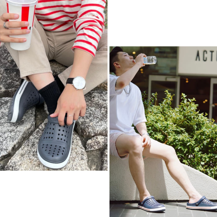 メンズ レディース クロッグサンダル スリッポン AMOJI アモジ サボサンダル スリッパ 靴 スリッポンシューズ 軽量 カジュアル アウトドア キャンプ 仕事履き オフィス 海 プール CL1820