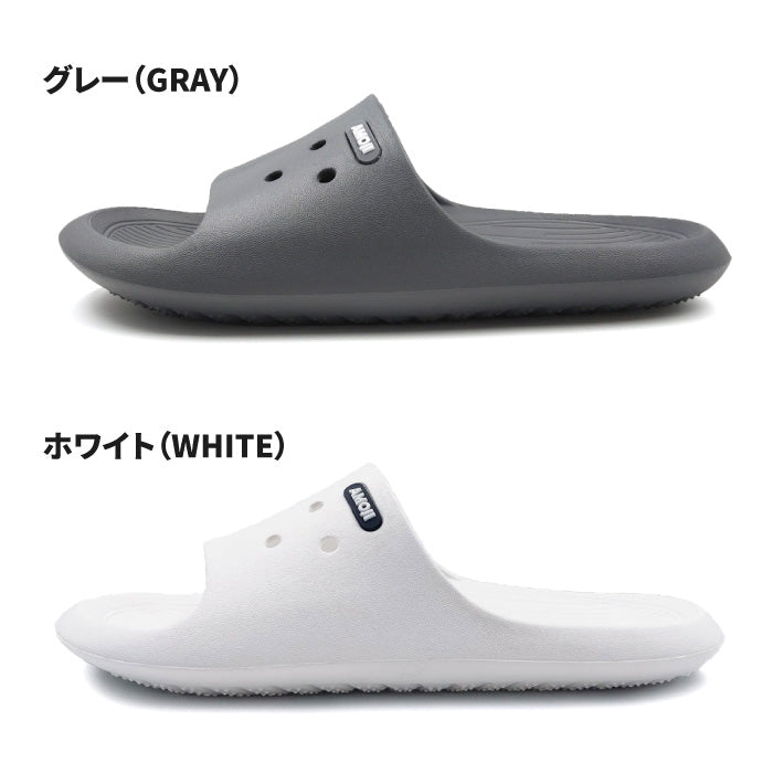 メンズ レディース ユニセックス シャワーサンダル スライドサンダル AMOJI アモジ スリッパ 靴 軽量 カジュアル 室内履き 仕事履き オフィス アウトドア 海 プール 川 レジャー SS6818