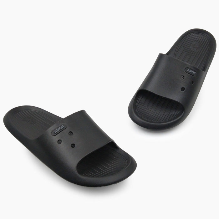 メンズ レディース ユニセックス シャワーサンダル スライドサンダル AMOJI アモジ スリッパ 靴 軽量 カジュアル 室内履き 仕事履き オフィス アウトドア 海 プール 川 レジャー SS6818
