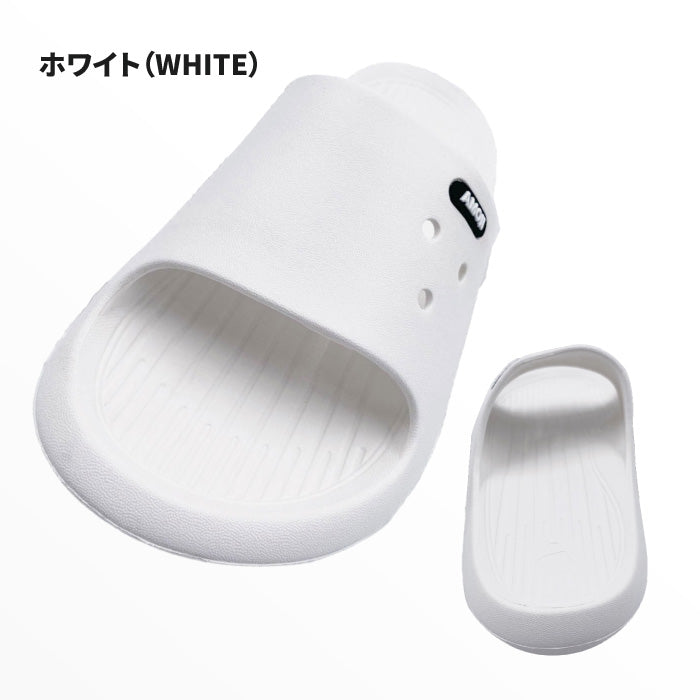 メンズ レディース ユニセックス シャワーサンダル スライドサンダル AMOJI アモジ スリッパ 靴 軽量 カジュアル 室内履き 仕事履き オフィス アウトドア 海 プール 川 レジャー SS6818