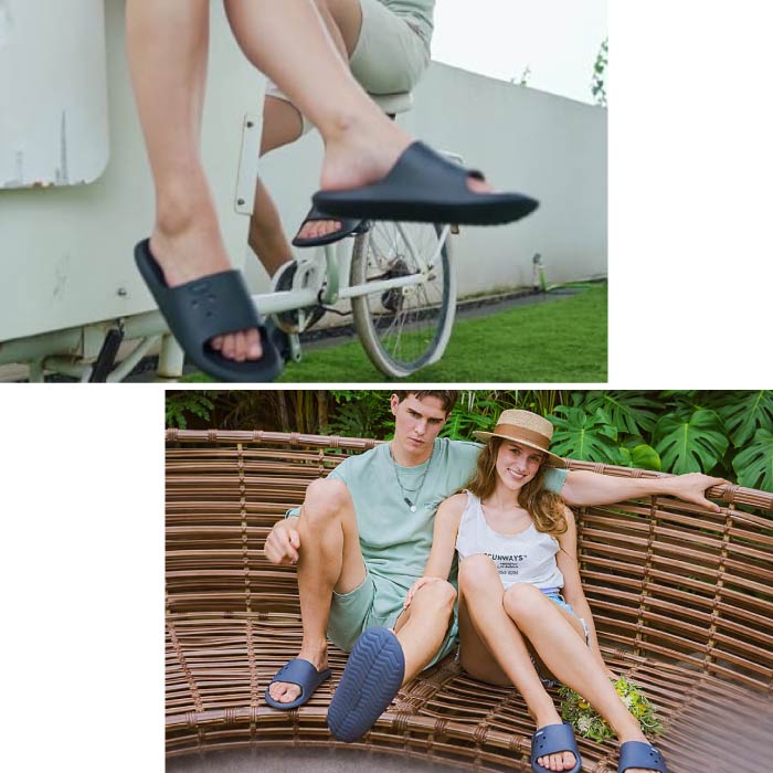 メンズ レディース ユニセックス シャワーサンダル スライドサンダル AMOJI アモジ スリッパ 靴 軽量 カジュアル 室内履き 仕事履き オフィス アウトドア 海 プール 川 レジャー SS6818