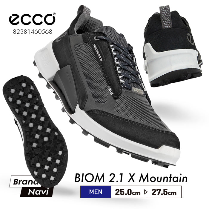 ECCO メンズ 防水 スニーカー BIOM バイオム 軽量 グリップ 歩きやすい 疲れにくい 全天候対応 BIOM 2.1 X MOUNTAIN トレッキング ウォーキング シューズ 雨 雪