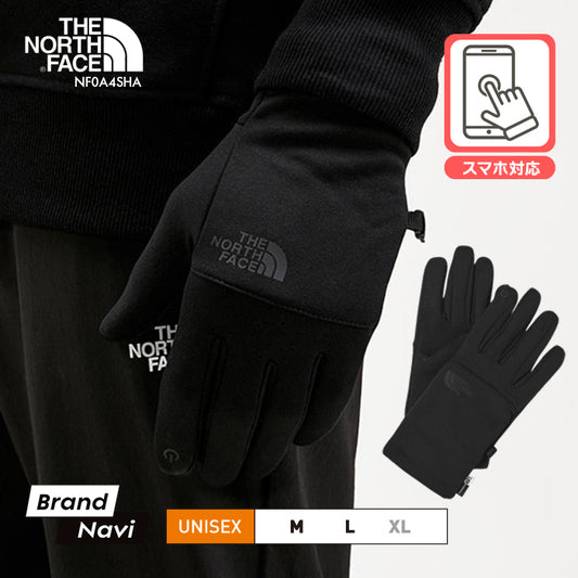 THE NORTH FACE メンズ ノースフェイス 手袋 ETIP RECYCLED GLOVE NF0A4SHA リサイクルグローブ イーチップ スポーツ ジム レジャー アウトドア ブラック 黒