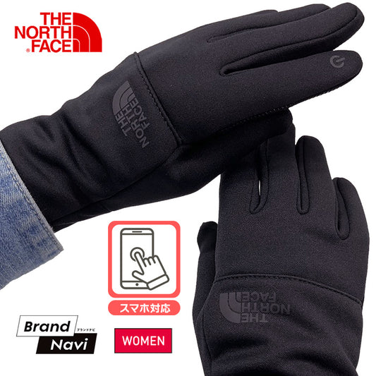 ノースフェイス |フリースグローブ レディース 〈スマホ対応、グリップ力〉
