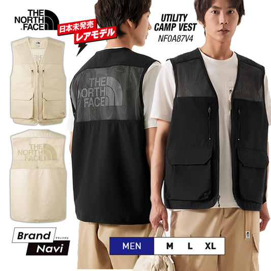 【日本未発売】 ノースフェイス 新作  メンズ ユーティリティ キャンプ ベスト UTILITY CAMP VEST THE NORTH FACE NF0A87V4 日常使い ストリートファッション カジュアル フェス アウトドア スポーツ 男性