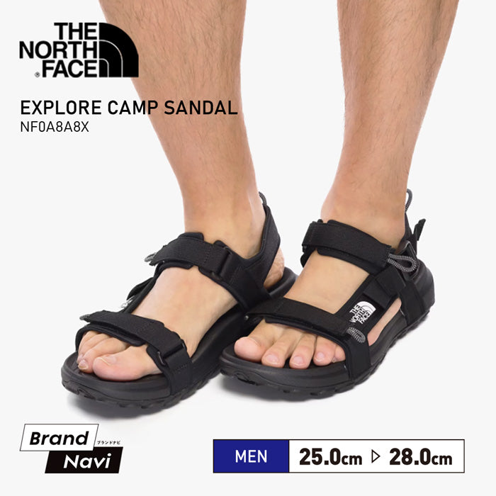 THE NORTH FACE  ノースフェイス  メンズ  男 紳士 サンダル 靴 ブラック アウトドア スポーツ 運動 デイリー 軽い 調整可能 フィット ラク 普段使い