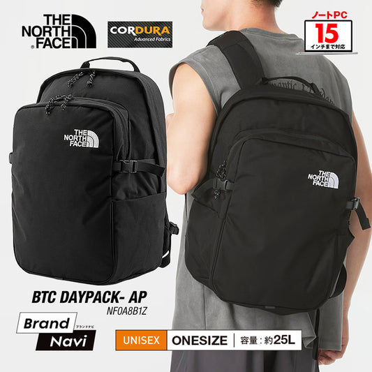【 新生活におすすめ 】ノースフェイス デイパック ユニセックス THE NORTH FACE BTC DAYPACK NF0A8B1Z 容量25L CORDURA 撥水 日常使い 旅行 お出かけ フェス アウトドア スポーツ 男女兼用 メンズ レディース