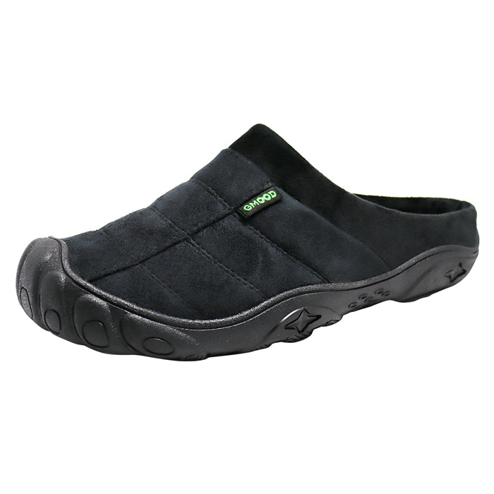 【 全2色 】 ジームード あったか サーモサンダル スリッパ つっかけ ルームシューズ オフィス履き サボ クロッグ ウォーム ウィンター 防寒 シンプル メンズ 男性 紳士 ベロア 起毛 クッション トゥーガード 軽量 秋 冬 散歩 お出掛け ワンマイル GMOOD