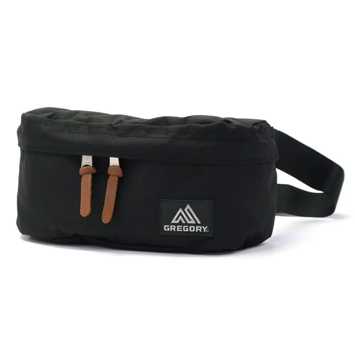 GREGORY CLASSIC STANDARD WAIST PACK メンズ レディース グレゴリー スタンダードウエストパック ヒップバッグ 肩掛け サブバッグ アウトドア フェス 旅行 通勤 お出かけ 買い物 レジャー ドライブ 3リットル ユニセックス お揃い 黒 ズーム ブラック