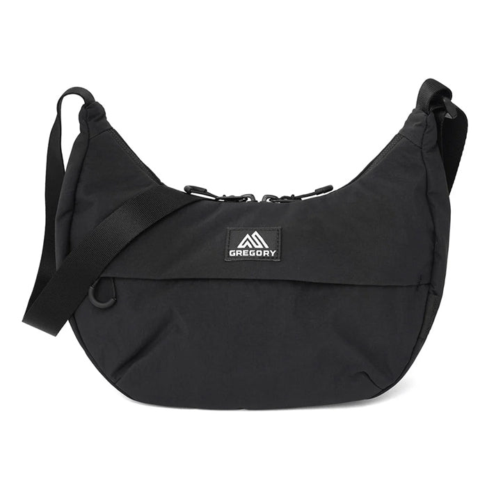 GREGORY SUSZY HALFMOON SHOULDER S レディース グレゴリー グレゴリー スージーハーフムーンショルダー 肩掛け サブバッグ フェス 旅行 通勤 お出かけ 買い物 レジャー 小型 軽量 はっ水 1リットル 女性 婦人 黒 ブラック